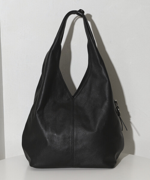 Firsthand（ファーストハンド）の「Firsthand/ファーストハンド Big Leather Marche Bag / ビッグ レザー マルシェバッグ / 牛革 / 撥水レザー（トートバッグ・メンズ・ブラック・ONE SIZE）」の7枚目の写真