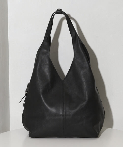Firsthand（ファーストハンド）の「Firsthand/ファーストハンド Big Leather Marche Bag / ビッグ レザー マルシェバッグ / 牛革 / 撥水レザー（トートバッグ・メンズ・ブラック・ONE SIZE）」の9枚目の写真