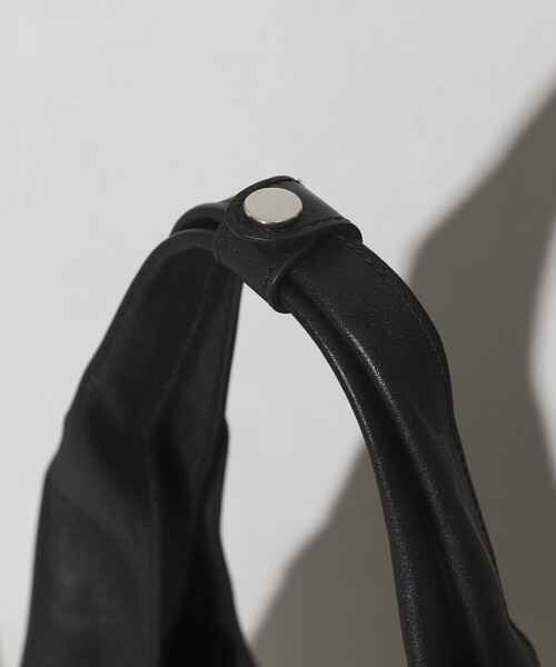 Firsthand（ファーストハンド）の「Firsthand/ファーストハンド Big Leather Marche Bag / ビッグ レザー マルシェバッグ / 牛革 / 撥水レザー（トートバッグ・メンズ・ブラック・ONE SIZE）」の10枚目の写真