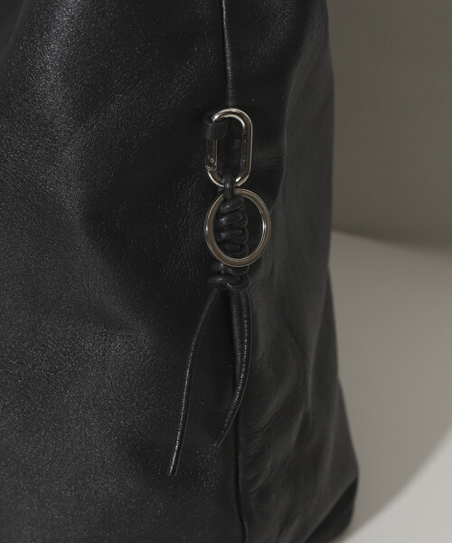 Firsthand（ファーストハンド）の「Firsthand/ファーストハンド Big Leather Marche Bag / ビッグ レザー マルシェバッグ / 牛革 / 撥水レザー（トートバッグ・メンズ・ブラック・ONE SIZE）」の11枚目の写真