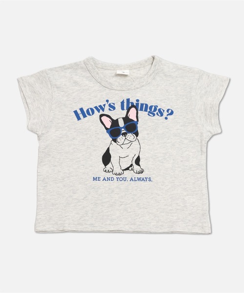 chil2（チルツー）の「綿100％ プリント半袖Tシャツ（Tシャツ/カットソー・キッズ・C/D/E/F/S/T/A/H/J/O/Q/K/L/M/N/B/G/I/P/R・80ｃｍ/90cm/100cm/110cm/120cm/130cm/140cm）」の2枚目の写真