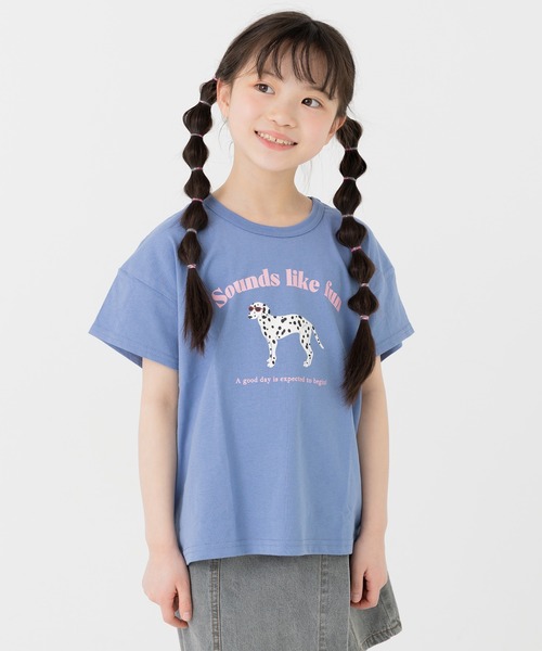 chil2（チルツー）の「綿100％ プリント半袖Tシャツ（Tシャツ/カットソー・キッズ・C/D/E/F/S/T/A/H/J/O/Q/K/L/M/N/B/G/I/P/R・80ｃｍ/90cm/100cm/110cm/120cm/130cm/140cm）」の4枚目の写真