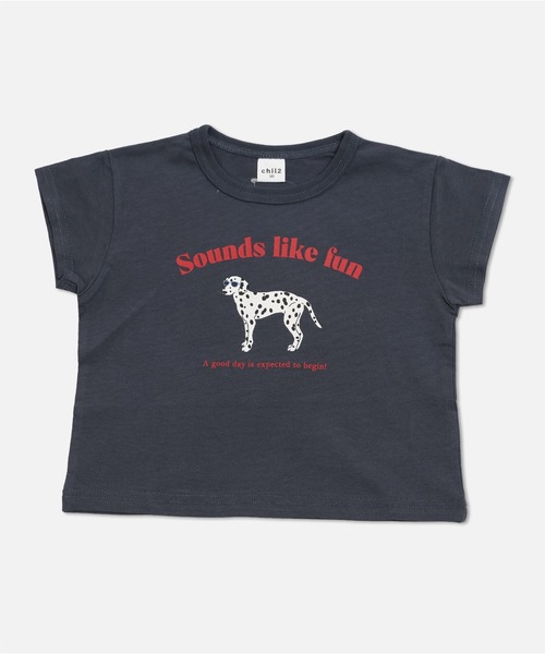 chil2（チルツー）の「綿100％ プリント半袖Tシャツ（Tシャツ/カットソー・キッズ・C/D/E/F/S/T/A/H/J/O/Q/K/L/M/N/B/G/I/P/R・80ｃｍ/90cm/100cm/110cm/120cm/130cm/140cm）」の5枚目の写真