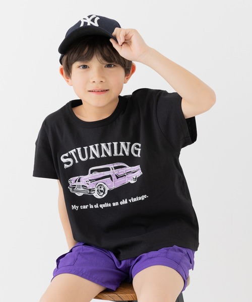 chil2（チルツー）の「綿100％ プリント半袖Tシャツ（Tシャツ/カットソー・キッズ・C/D/E/F/S/T/A/H/J/O/Q/K/L/M/N/B/G/I/P/R・80ｃｍ/90cm/100cm/110cm/120cm/130cm/140cm）」の10枚目の写真