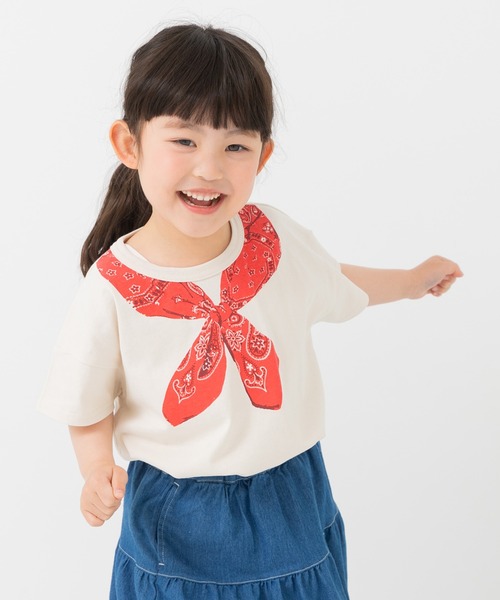 chil2（チルツー）の「綿100％ プリント半袖Tシャツ（Tシャツ/カットソー・キッズ・C/D/E/F/S/T/A/H/J/O/Q/K/L/M/N/B/G/I/P/R・80ｃｍ/90cm/100cm/110cm/120cm/130cm/140cm）」の19枚目の写真