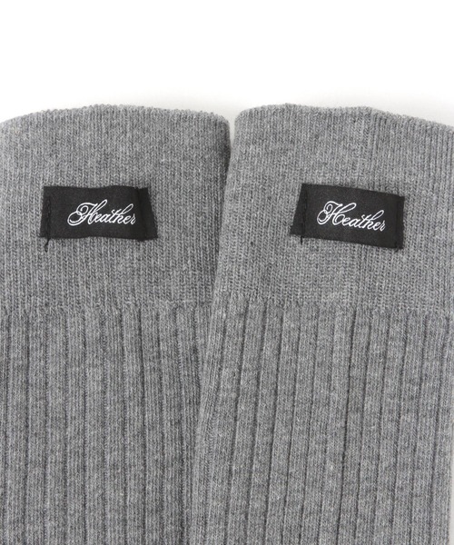 Heather(ヘザー)の「タグ付きハイSOX 656043(ソックス/靴下・レディース・アイボリー/ブラック/グレー・ONE SIZE)」の6枚目の写真