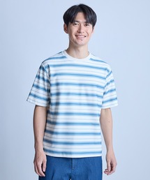 UNION STATION | マルチボーダーT〈ストレッチ・マシンウォッシャブル〉(Tシャツ/カットソー)