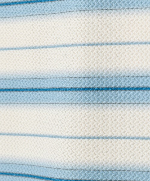 UNION STATION（ユニオンステーション）の「マルチボーダーT〈ストレッチ・マシンウォッシャブル〉（Tシャツ/カットソー・メンズ・ブラウン系その他/ホワイト系その他・M/L）」の3枚目の写真