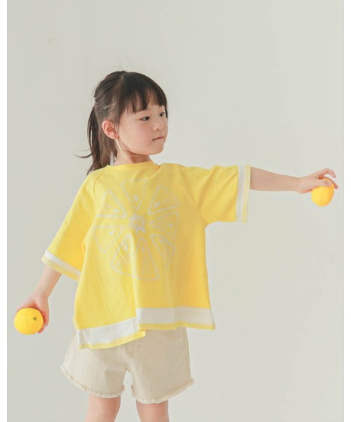 nicohrat（ニコフラート）の「ニコフラート フルーツなりきり Tシャツ（Tシャツ/カットソー・キッズ・イエロー/グリーン/レッド・90cm/100cm/110cm/120cm/130cm/140cm）」の10枚目の写真