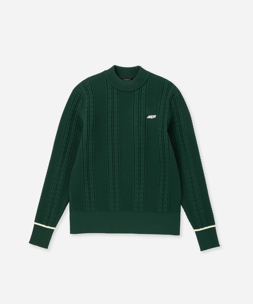 Saturdays Golf(サタデーズゴルフ)の「LS Knit Sweater | WOMEN(ニット/セーター・メンズ・ブラック/キナリ/グリーン・M/S/L)」の3枚目の写真