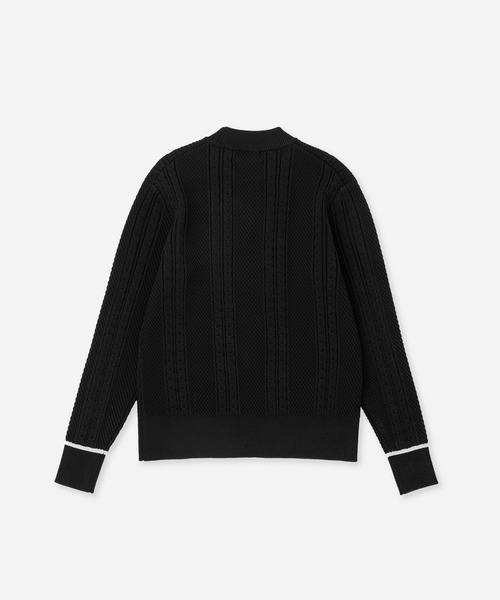 Saturdays Golf(サタデーズゴルフ)の「LS Knit Sweater | WOMEN(ニット/セーター・メンズ・ブラック/キナリ/グリーン・M/S/L)」の4枚目の写真
