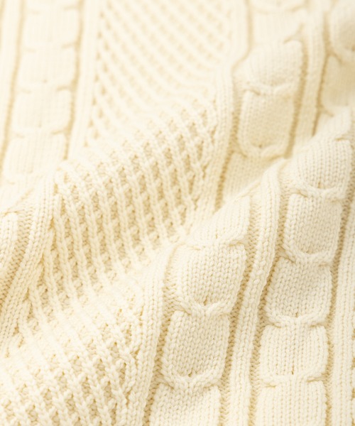 Saturdays Golf(サタデーズゴルフ)の「LS Knit Sweater | WOMEN(ニット/セーター・メンズ・ブラック/キナリ/グリーン・M/S/L)」の8枚目の写真