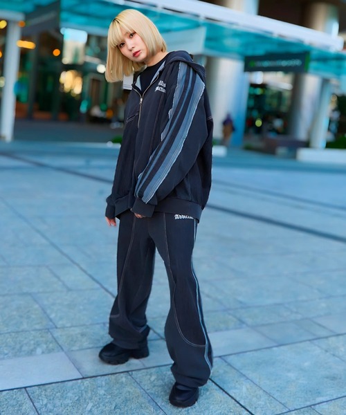 GALLIS ADDICTION（ガリスアディクション）の「GA 切替DENIM PANTS（デニムパンツ・メンズ・ブラック系/インディゴブルー・M/L）」の14枚目の写真