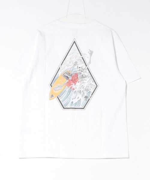 VOLCOM(ボルコム)の「VOLCOM/ボルコム 半袖 Tシャツ バックプリント NOZAKA SURF SS TEEVST261012(Tシャツ/カットソー・メンズ・ホワイト/ブラック・L/M)」の16枚目の写真
