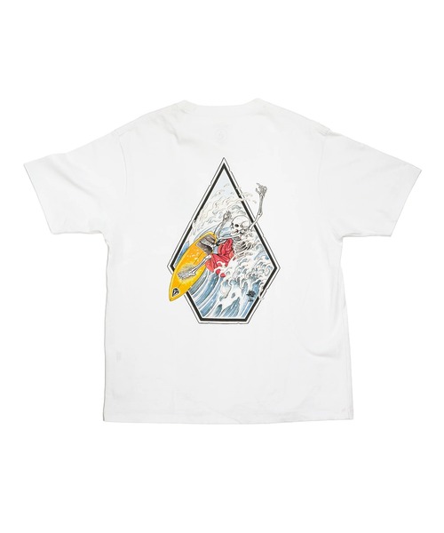 VOLCOM(ボルコム)の「VOLCOM/ボルコム 半袖 Tシャツ バックプリント NOZAKA SURF SS TEEVST261012(Tシャツ/カットソー・メンズ・ホワイト/ブラック・L/M)」の7枚目の写真
