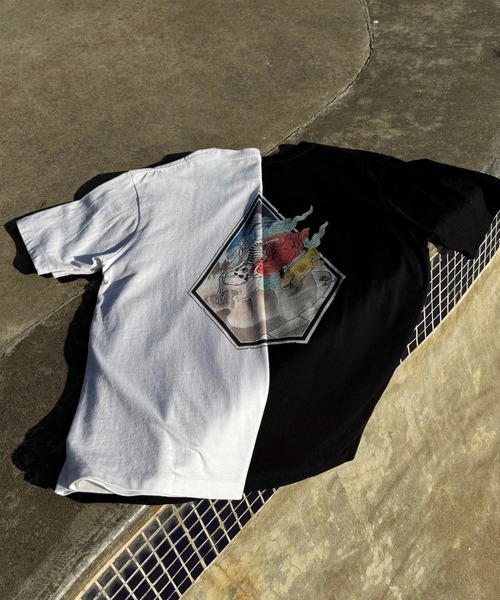 VOLCOM(ボルコム)の「VOLCOM/ボルコム 半袖 Tシャツ バックプリント NOZAKA SURF SS TEEVST261012(Tシャツ/カットソー・メンズ・ホワイト/ブラック・L/M)」の13枚目の写真