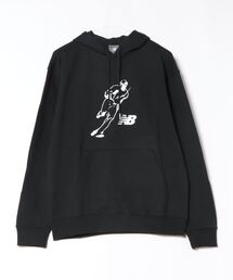 New Balance（ニューバランス）の「New Balance ニューバランス M O.Hオールウェイズオンロゴフーディ スウェット MT6180FUBK BK（パーカー）」