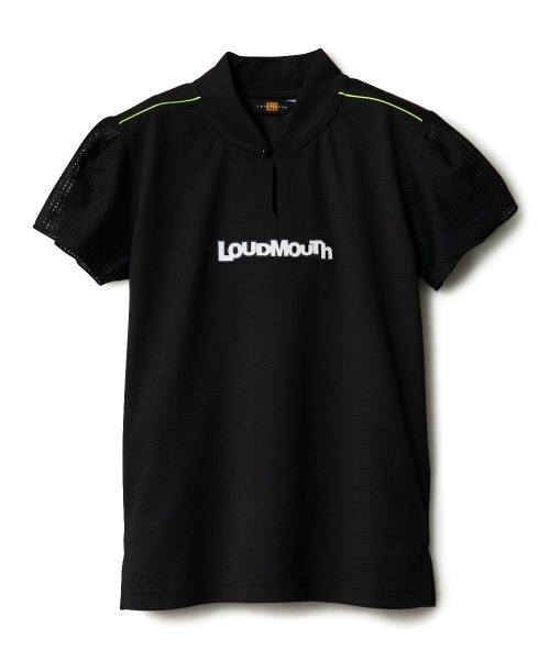 Loudmouth(ラウドマウス)の「LOUDMOUTH/ラウドマウス ゴルフウェア 吸汗速乾, UVカット ワッフル素材シャツ(シャツ/ブラウス・レディース・ブラック/グリーン/ホワイト・S/L/LL/M)」の17枚目の写真