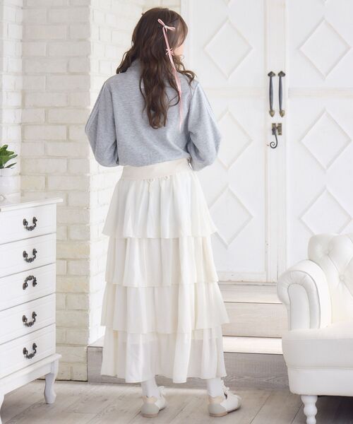 ems excite（エムズエキサイト）の「BレースアップティアードSK（スカート・レディース・ナチュラル/ブラック/ブルー・FREE）」の16枚目の写真