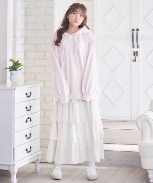 ems excite（エムズエキサイト）の「BレースアップティアードSK（スカート・レディース・ナチュラル/ブラック/ブルー・FREE）」の22枚目の写真