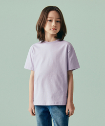 リラックスドクルーネックTシャツ[ラベンダー]