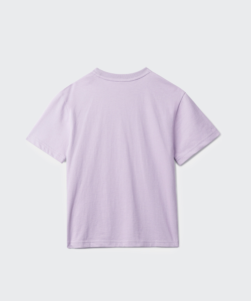 MUSINSA STANDARD KIDS（ムシンサスタンダードキッズ）の「リラックスドクルーネックTシャツ[ラベンダー]（Tシャツ/カットソー・レディース・その他・110/120/130/140/150/160/100）」の3枚目の写真
