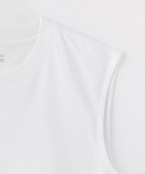 MUSINSA STANDARD KIDS（ムシンサスタンダードキッズ）の「[クールスタンダード] オーバーサイズクルーネックスリーブレストップ [ホワイト]（Tシャツ/カットソー・レディース・その他・100/110/120/130/140/150/160）」の4枚目の写真