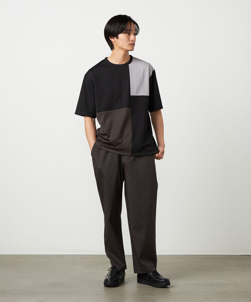 COMME CA ISM(コムサイズム)の「【吸水速乾】フェイクレイヤード ブロッキングTシャツ(Tシャツ/カットソー・メンズ・ブラック/グレー/ホワイト/ミント・MEDIUM/LARGE/X-LARGE)」の14枚目の写真