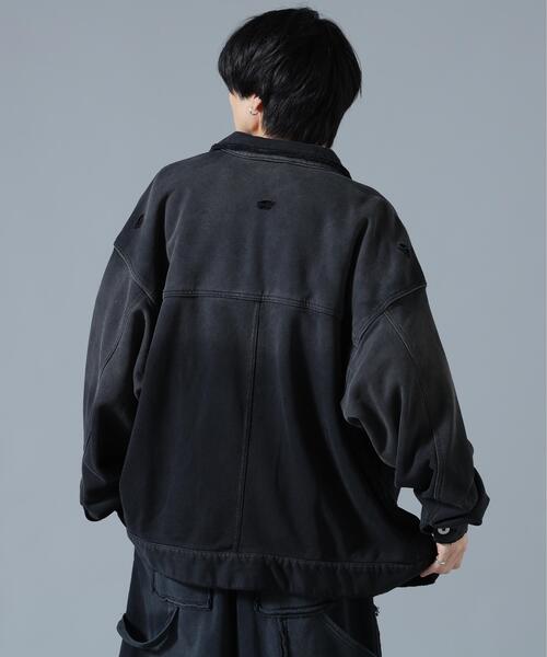 DANKE SCHON(ダンケシェーン)の「DankeSchon/ダンケシェーン/SULFUR SWEAT 2ND JACKET(その他アウター・レディース・ブラック/ホワイト・S/L/M)」の4枚目の写真