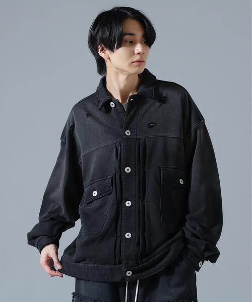 DANKE SCHON(ダンケシェーン)の「DankeSchon/ダンケシェーン/SULFUR SWEAT 2ND JACKET(その他アウター・レディース・ブラック/ホワイト・S/L/M)」の5枚目の写真