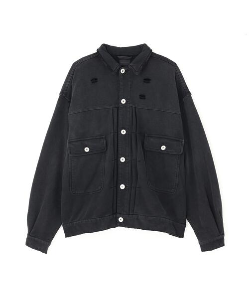 DANKE SCHON(ダンケシェーン)の「DankeSchon/ダンケシェーン/SULFUR SWEAT 2ND JACKET(その他アウター・レディース・ブラック/ホワイト・S/L/M)」の7枚目の写真