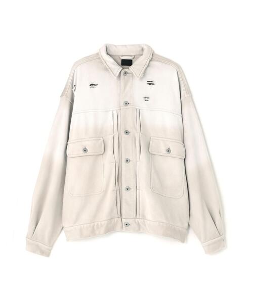 DANKE SCHON(ダンケシェーン)の「DankeSchon/ダンケシェーン/SULFUR SWEAT 2ND JACKET(その他アウター・レディース・ブラック/ホワイト・S/L/M)」の21枚目の写真