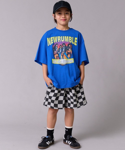 PAIRMANON STREET(ペアマノンストリート)の「【綿100%】ヴィンテージ風 ロック半袖 Tシャツ【PAIRMANON STREET】(Tシャツ/カットソー・キッズ・ブルー系その他/ホワイト系その他/ピンク系その他/ブラック系その他2/ブラック系その他/ブラック系その他3・100/160/110/120/90/140/130/150)」の18枚目の写真