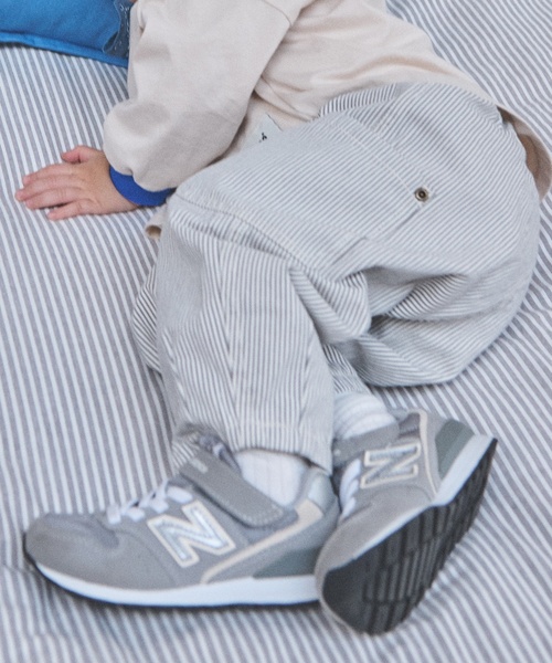 petit main(プティマイン)の「【Lee】バルーンパンツ(デニムパンツ・キッズ・ネイビー/ストライプ・110cm/80cm/130cm/100cm/90cm/120cm)」の18枚目の写真