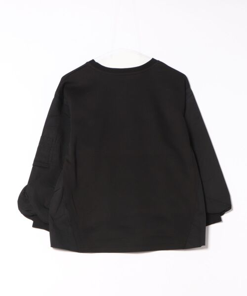 PICCIN（ピッチン）の「ポケット付きパフスリーブプルオーバー（Tシャツ/カットソー・レディース・オフホワイト/ブラック・M）」の18枚目の写真