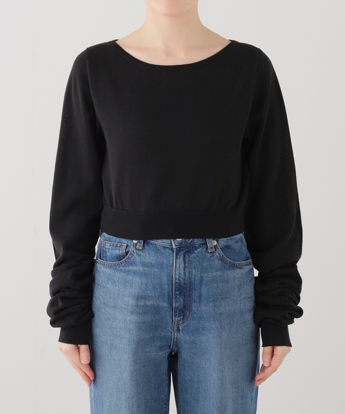 PROVOKE （プロヴォーク）の「【PROVOKE/プロヴォーク】2way boatneck pullover（ニット/セーター・レディース・ブラック・FREE）」の10枚目の写真
