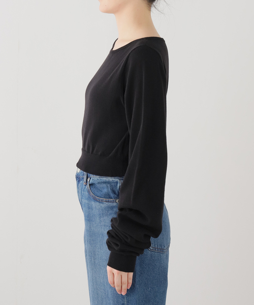 PROVOKE （プロヴォーク）の「【PROVOKE/プロヴォーク】2way boatneck pullover（ニット/セーター・レディース・ブラック・FREE）」の11枚目の写真