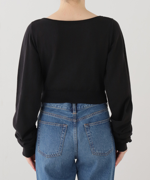 PROVOKE （プロヴォーク）の「【PROVOKE/プロヴォーク】2way boatneck pullover（ニット/セーター・レディース・ブラック・FREE）」の12枚目の写真