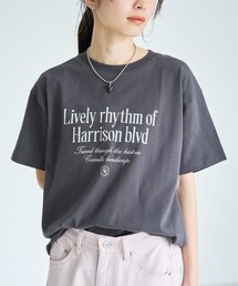 ガーリーシックロゴプリントTシャツ