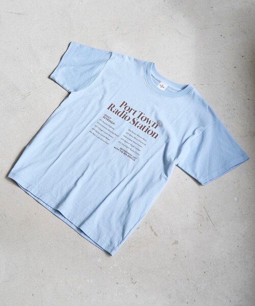 coen(コーエン)の「ガーリーシックロゴプリントTシャツ(Tシャツ/カットソー・レディース・ダークグレー/オフホワイト/ライトブルー・M/L)」の3枚目の写真
