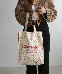 colleca la（コレカラ）の「小花柄コットントートバッグ（トートバッグ）」