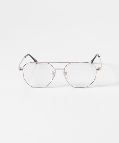 URBAN RESEARCH（アーバンリサーチ）の「decor　EYEWEAR DOUBLE-RIM（メガネ・レディース・ゴールド/シルバー・-）」の3枚目の写真