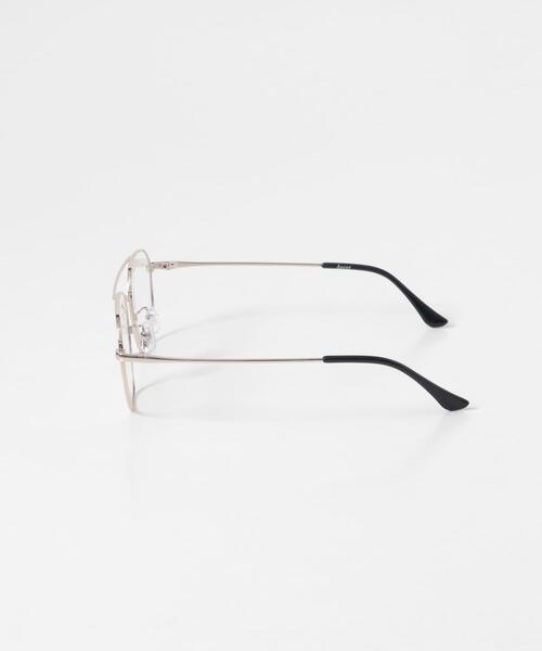 URBAN RESEARCH（アーバンリサーチ）の「decor　EYEWEAR DOUBLE-RIM（メガネ・レディース・ゴールド/シルバー・-）」の4枚目の写真