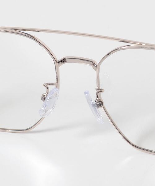 URBAN RESEARCH（アーバンリサーチ）の「decor　EYEWEAR DOUBLE-RIM（メガネ・レディース・ゴールド/シルバー・-）」の6枚目の写真