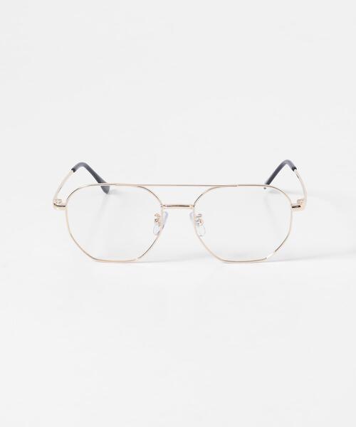 URBAN RESEARCH（アーバンリサーチ）の「decor　EYEWEAR DOUBLE-RIM（メガネ・レディース・ゴールド/シルバー・-）」の8枚目の写真