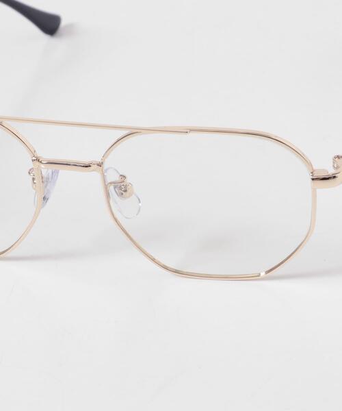 URBAN RESEARCH（アーバンリサーチ）の「decor　EYEWEAR DOUBLE-RIM（メガネ・レディース・ゴールド/シルバー・-）」の9枚目の写真