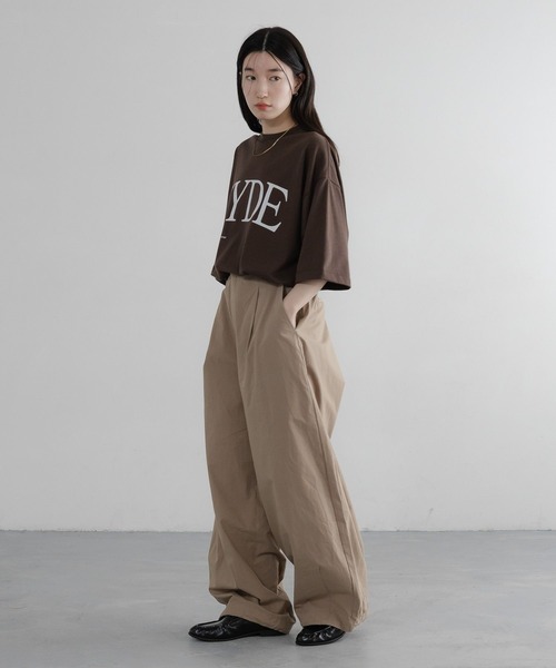 LOWRYS FARM(ローリーズファーム)の「【LFM(U)】アソートLOGOTEE 668715(Tシャツ/カットソー・メンズ・ブラック/チャコールグレー/ブラウン/ホワイト・LARGE/MEDIUM)」の8枚目の写真