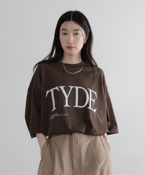 LOWRYS FARM(ローリーズファーム)の「【LFM(U)】アソートLOGOTEE 668715(Tシャツ/カットソー・メンズ・ブラック/チャコールグレー/ブラウン/ホワイト・LARGE/MEDIUM)」の9枚目の写真