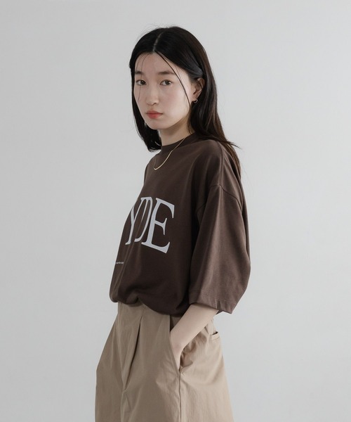 LOWRYS FARM(ローリーズファーム)の「【LFM(U)】アソートLOGOTEE 668715(Tシャツ/カットソー・メンズ・ブラック/チャコールグレー/ブラウン/ホワイト・LARGE/MEDIUM)」の10枚目の写真