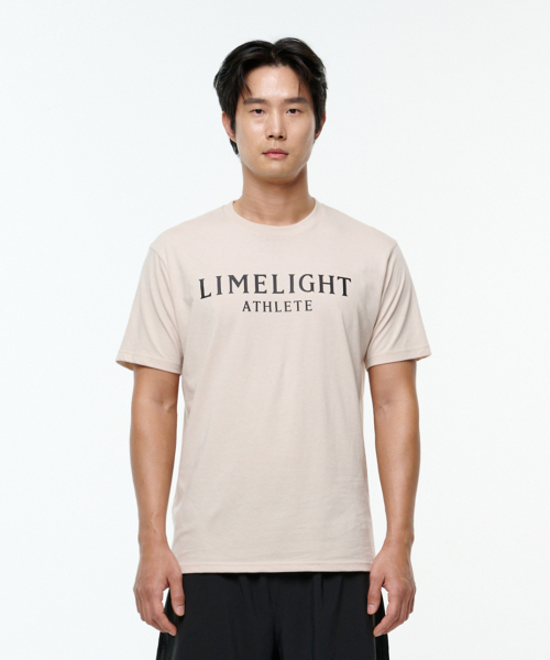LIMELIGHT APPAREL(ライムライトアパレル)の「アスリットTシャツ(サンド/ブラック)(Tシャツ/カットソー・メンズ・その他・SMALL/MEDIUM/LARGE/X-LARGE)」の1枚目の写真